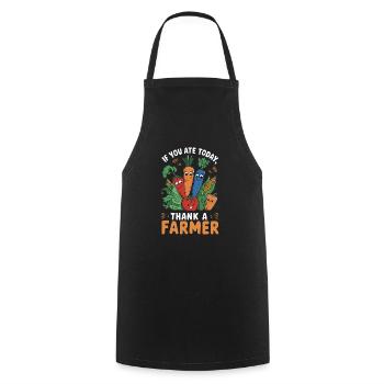 Marché fermier Agriculture Agriculture Alimentation - Tablier de cuisine - noir - Devant - AI Model Male 185 dark (185cm)