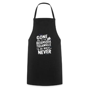 Mysterious disappearances in the Bermuda Triangle - Cooking Apron - black - Front - AI Model Male 185 dark (185cm)