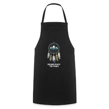 Attrape-rêves Attrape-rêves spirituel bohème - Tablier de cuisine - noir - Devant - AI Model Male 185 dark (185cm)