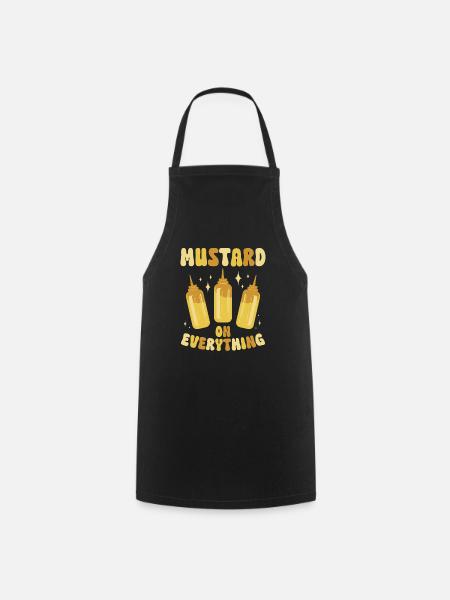 Senf Mustard - Kochschürze - Schwarz
