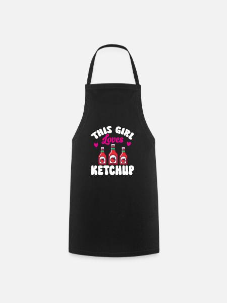Ketchup Tomatenketchup - Förkläde - svart