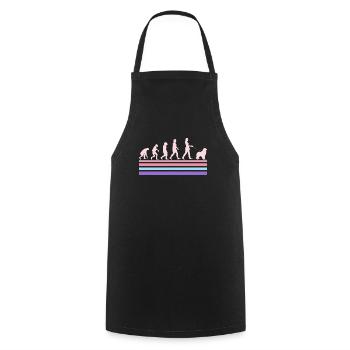 Newfoundland EVOLUTION Newfie Dog Owner - Cooking Apron - black - Front - AI Model Male 185 dark (185cm)