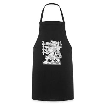 Mayan God Mayan Mythology Ancient God - Cooking Apron - black - Front - AI Model Male 185 dark (185cm)