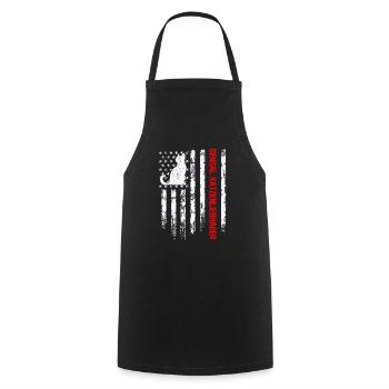 Bengal Cat Owner BENGAL CAT LOVER - Cooking Apron - black - Front - AI Model Male 185 dark (185cm)