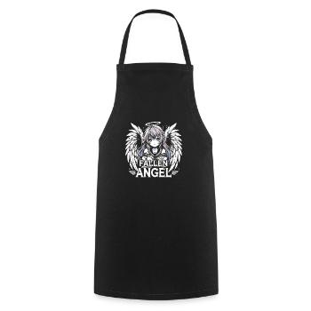 Art de l’anime et esthétique gothique pour la mode alternative - Tablier de cuisine - noir - Devant - AI Model Male 185 dark (185cm)