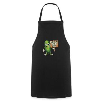 Have A Nice Day - Cooking Apron - black - Front - AI Model Male 185 dark (185cm)