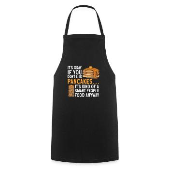 Pancake Breakfast Pancakes - Cooking Apron - black - Front - AI Model Male 185 dark (185cm)