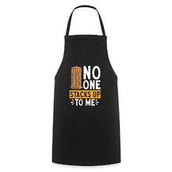 Pancake Breakfast Pancakes - Cooking Apron - black - Front - AI Model Male 185 dark (185cm)