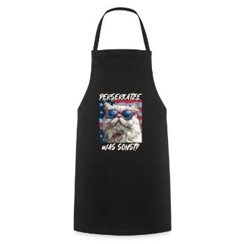 CHAT PERSAN QUOI D’AUTRE ? Chats persans cool - Tablier de cuisine - noir - Devant - AI Model Male 185 dark (185cm)