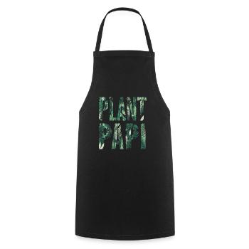 Plante Papi Urban Jungle Plante Design - Tablier de cuisine - noir - Devant - AI Model Male 185 dark (185cm)