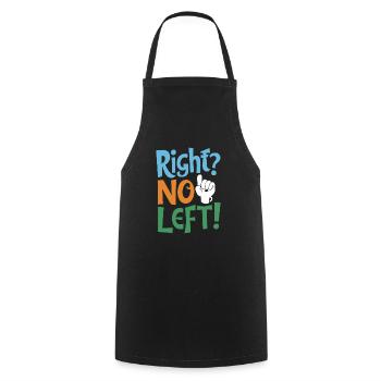 Linkshänder Lefty Left-hander Leftie Buddy - Cooking Apron - black - Front - AI Model Male 185 dark (185cm)