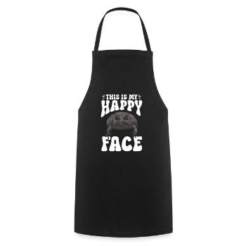 Black Rain Frog Breviceps Fuscus Frog - Cooking Apron - black - Front - AI Model Male 185 dark (185cm)