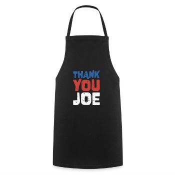 Merci Joe - Électeurs démocrates patriotes - Tablier de cuisine - noir - Devant - AI Model Male 185 dark (185cm)