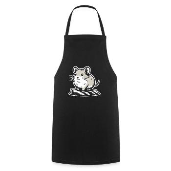 Design américain Pika Lover pour Pika - Tablier de cuisine - noir - Devant - AI Model Male 185 dark (185cm)