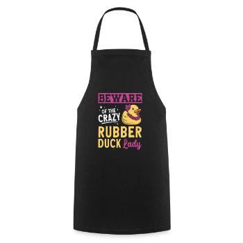 Rubber Duck Rubber Duck - Cooking Apron - black - Front - AI Model Male 185 dark (185cm)