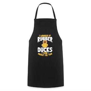 Rubber Duck Rubber Duck - Cooking Apron - black - Front - AI Model Male 185 dark (185cm)