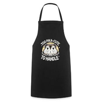 Design américain Pika Lover pour Pika - Tablier de cuisine - noir - Devant - AI Model Male 185 dark (185cm)