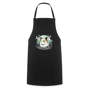 Design américain Pika Lover pour Pika - Tablier de cuisine - noir - Devant - AI Model Male 185 dark (185cm)