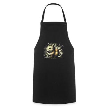 Design américain Pika Lover pour Pika - Tablier de cuisine - noir - Devant - AI Model Male 185 dark (185cm)