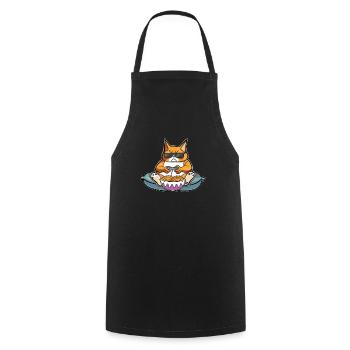 Play controller gaming, gaming, anime or - Cooking Apron - black - Front - AI Model Male 185 dark (185cm)