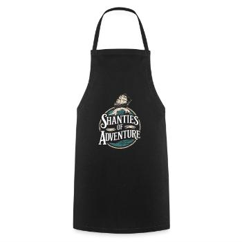 marins Sea Shanty Chant Ship Adventures - Tablier de cuisine - noir - Devant - AI Model Male 185 dark (185cm)