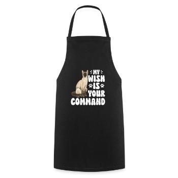 Siamese Cat Siamese Cat - Cooking Apron - black - Front - AI Model Male 185 dark (185cm)
