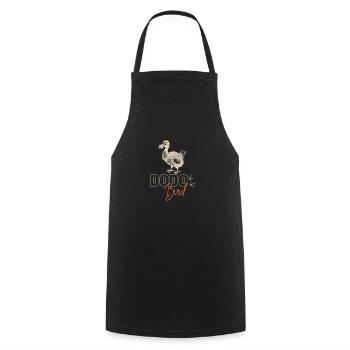 Oiseau Dodo de la Réunion - Tablier de cuisine - noir - Devant - AI Model Male 185 dark (185cm)