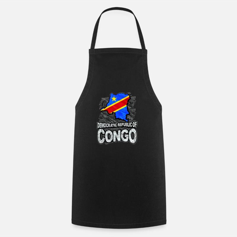 Congo - Tablier de cuisine - noir