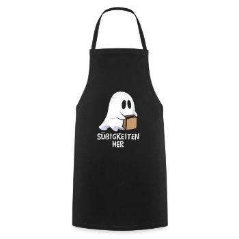 Costume d’Halloween Enfants SWEETS HER Funny - Tablier de cuisine - noir - Devant - AI Model Male 185 dark (185cm)