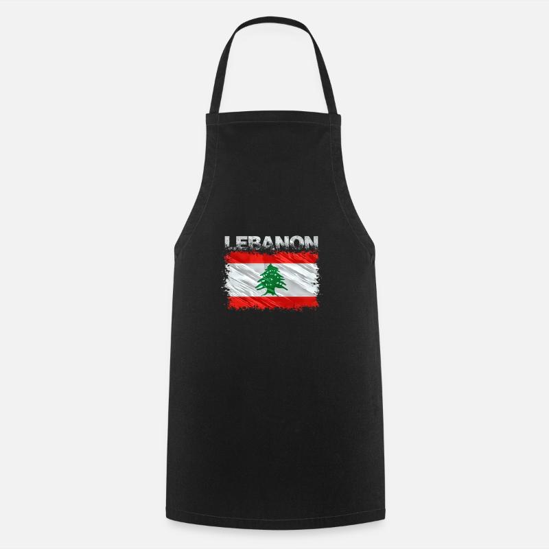 Libanon - Kochschürze - Schwarz