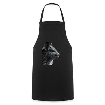 Chinchilla - Tablier de cuisine - noir - Devant - AI Model Male 185 dark (185cm)