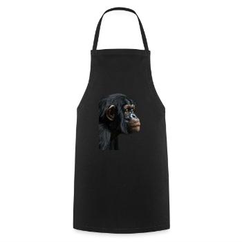 Bonobo - Cooking Apron - black - Front - AI Model Male 185 dark (185cm)