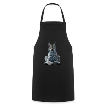 Lynx - Cooking Apron - black - Front - AI Model Male 185 dark (185cm)