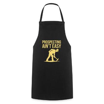 Extraction de l’or Exploitation minière Histoire Aventure Prospecteur - Tablier de cuisine - noir - Devant - AI Model Male 185 dark (185cm)