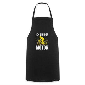 Bicycle Mountain Bike Road Bike E-Bike Cyclist - Cooking Apron - black - Front - AI Model Male 185 dark (185cm)