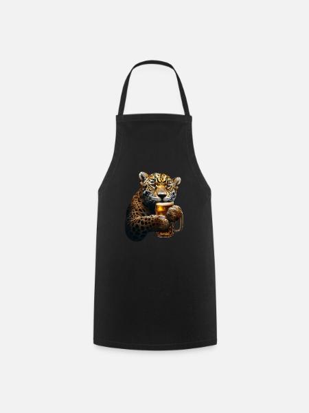 Jaguar - Kochschürze - Schwarz