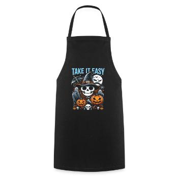 Costume d’Halloween Enfants TAKE IT EASY Fun - Tablier de cuisine - noir - Devant - AI Model Male 185 dark (185cm)