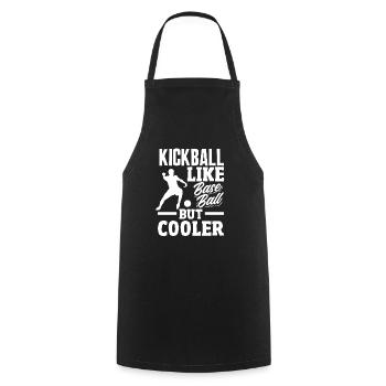 Légende du joueur de kickball - Tablier de cuisine - noir - Devant - AI Model Male 185 dark (185cm)