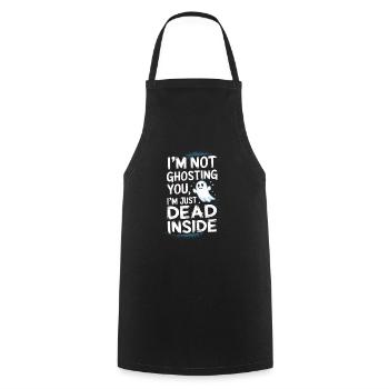 Introversion Style alternatif Émotionnel - Tablier de cuisine - noir - Devant - AI Model Male 185 dark (185cm)