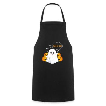 Halloween Costume Knder PEAK A BOO! Fun - Cooking Apron - black - Front - AI Model Male 185 dark (185cm)
