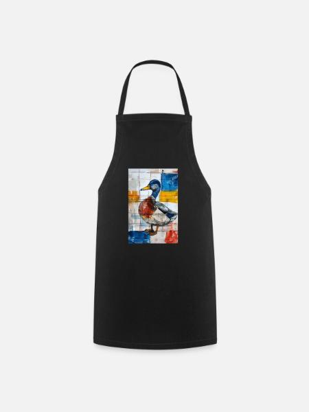 Ente - Kochschürze - Schwarz