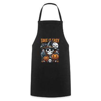 Costume d’Halloween Enfants TAKE IT EASY Fun - Tablier de cuisine - noir - Devant - AI Model Male 185 dark (185cm)