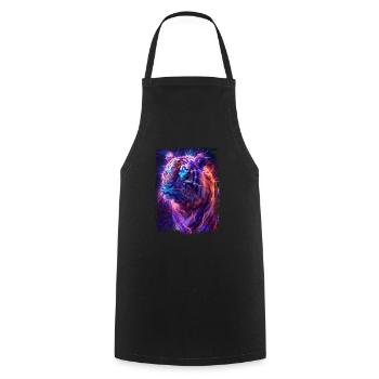 Tigre - Tablier de cuisine - noir - Devant - AI Model Male 185 dark (185cm)