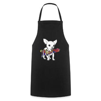 Chihuahua Chihuahua Mama - Cooking Apron - black - Front - AI Model Male 185 dark (185cm)