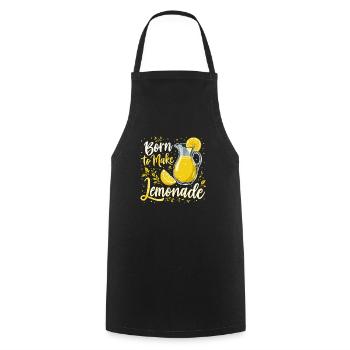 Refreshing Lemonade Vibes: Perfect for Lemonade - Cooking Apron - black - Front - AI Model Male 185 dark (185cm)