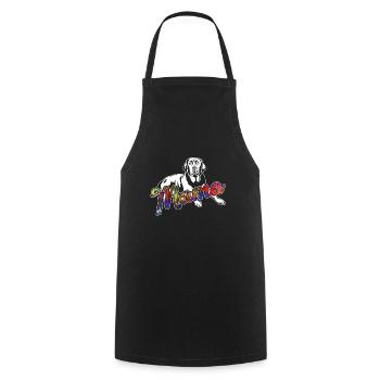 Black Labrador Black Labrador Mama - Cooking Apron - black - Front - AI Model Male 185 dark (185cm)