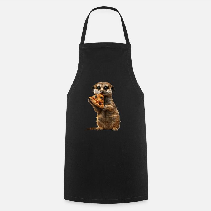 Erdmännchen - Kochschürze - Schwarz