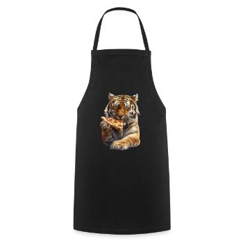Tigre - Tablier de cuisine - noir - Devant - AI Model Male 185 dark (185cm)