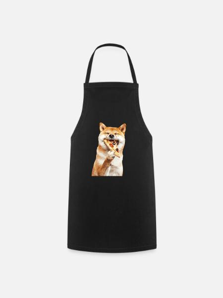 Shiba Inu - Kochschürze - Schwarz
