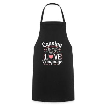 Preserving homemade food - Cooking Apron - black - Front - AI Model Male 185 dark (185cm)